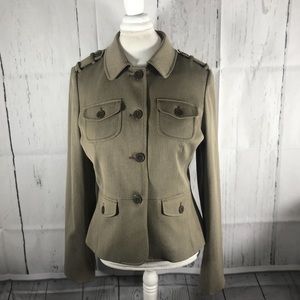 Loft Ann Taylor 4 Button Dressy Jacket Sz Medium